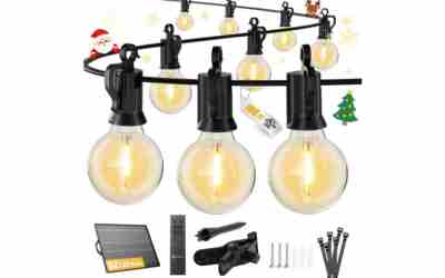 Brightown 52LED Solar String Lights Review 2026
